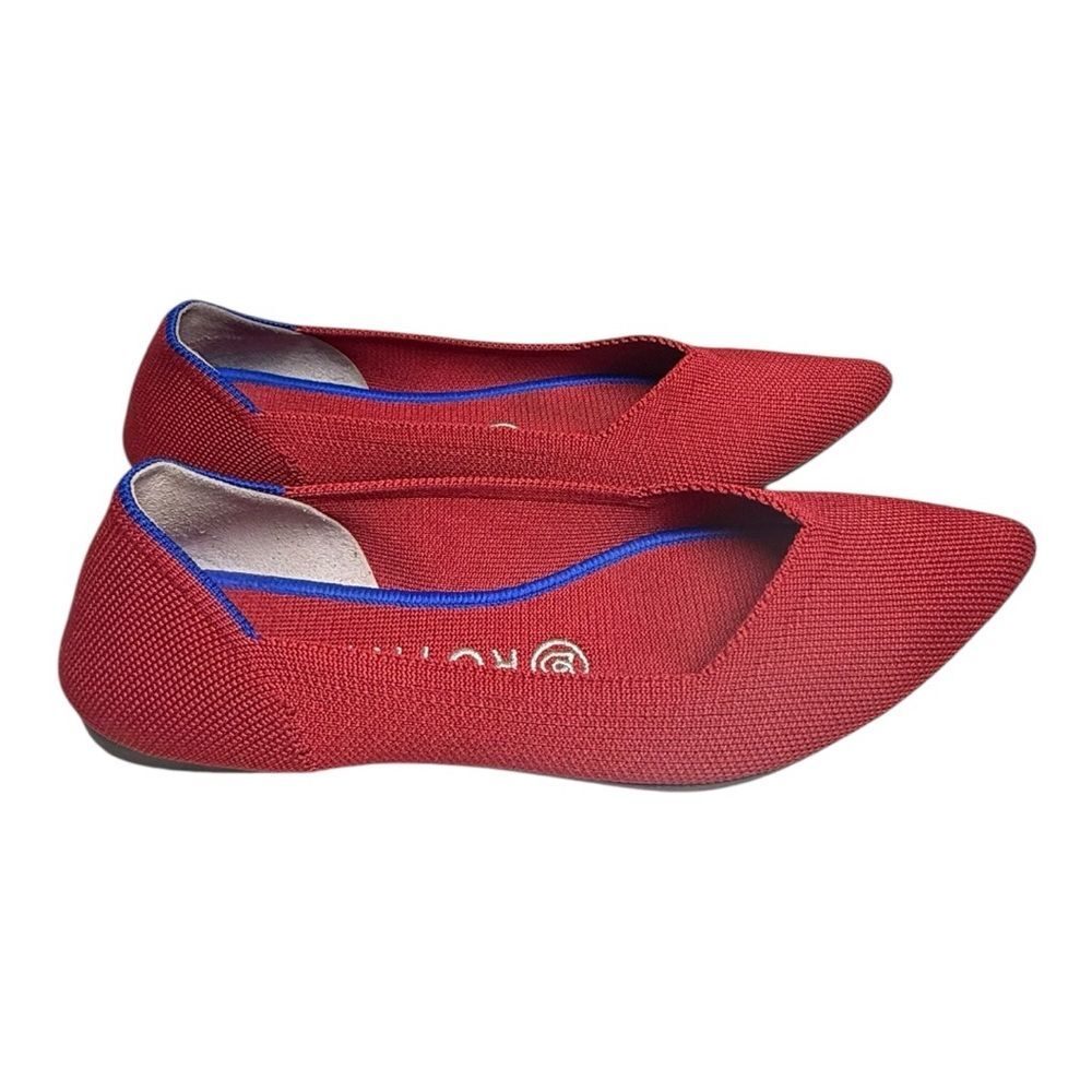 Rothy's The Point Vibrant Red Women’s Shoes Size 7.5 - Picture 9 of 11